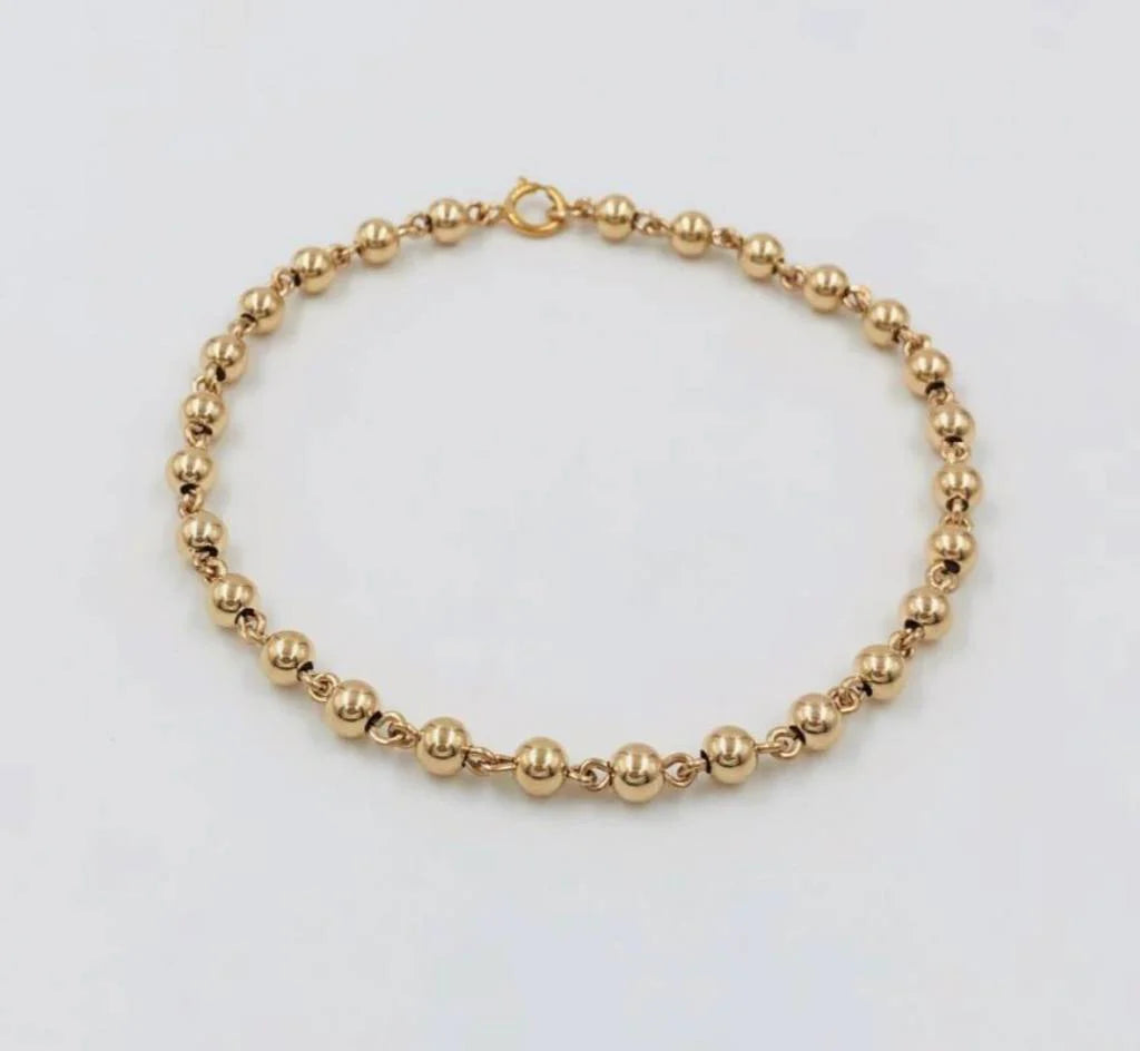 BRAZALETE B4MM DORADA EN SISTEMA DE AGARRE ID: 1447