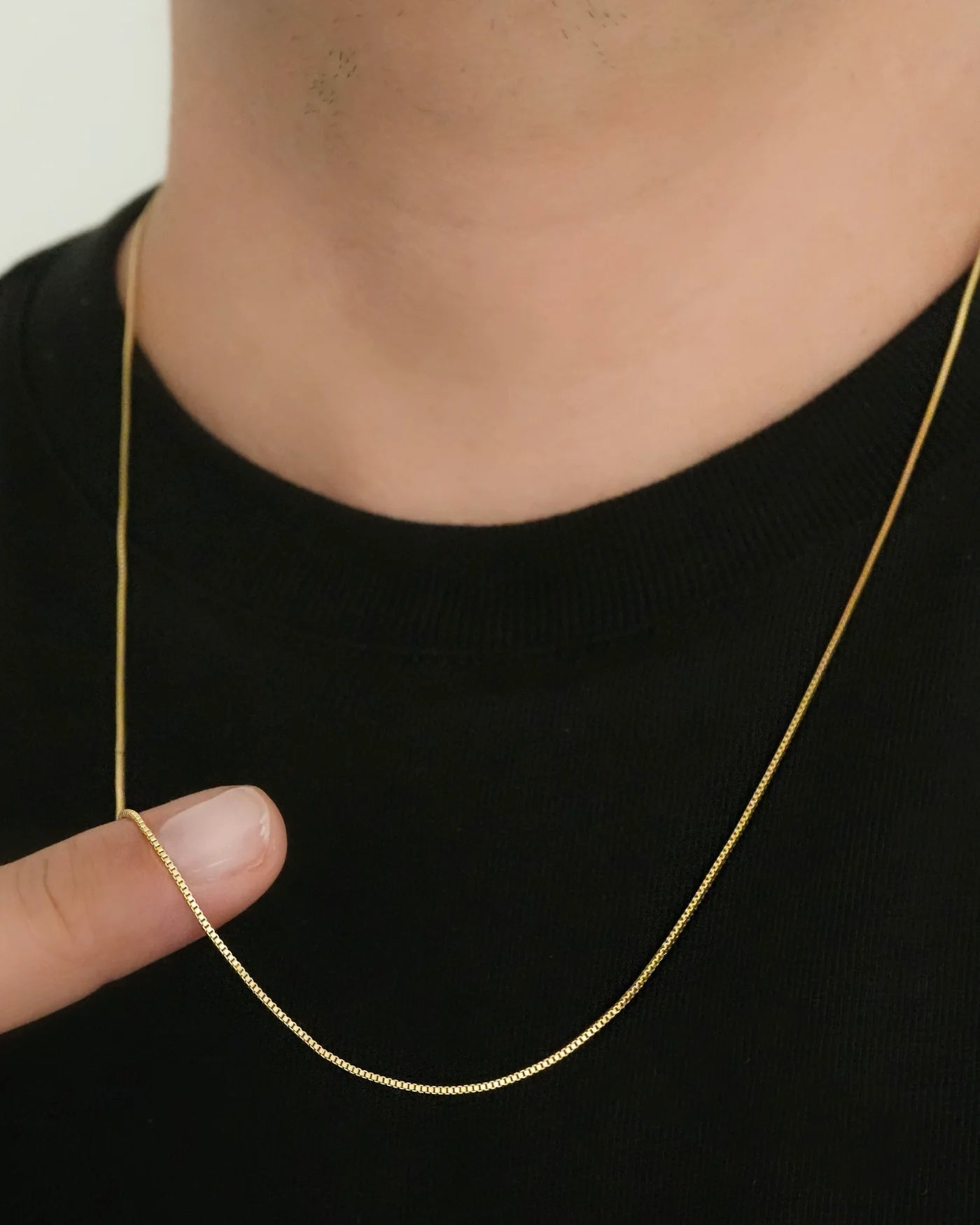 CADENA VENECIANA 1MM 60CM ID: 4097