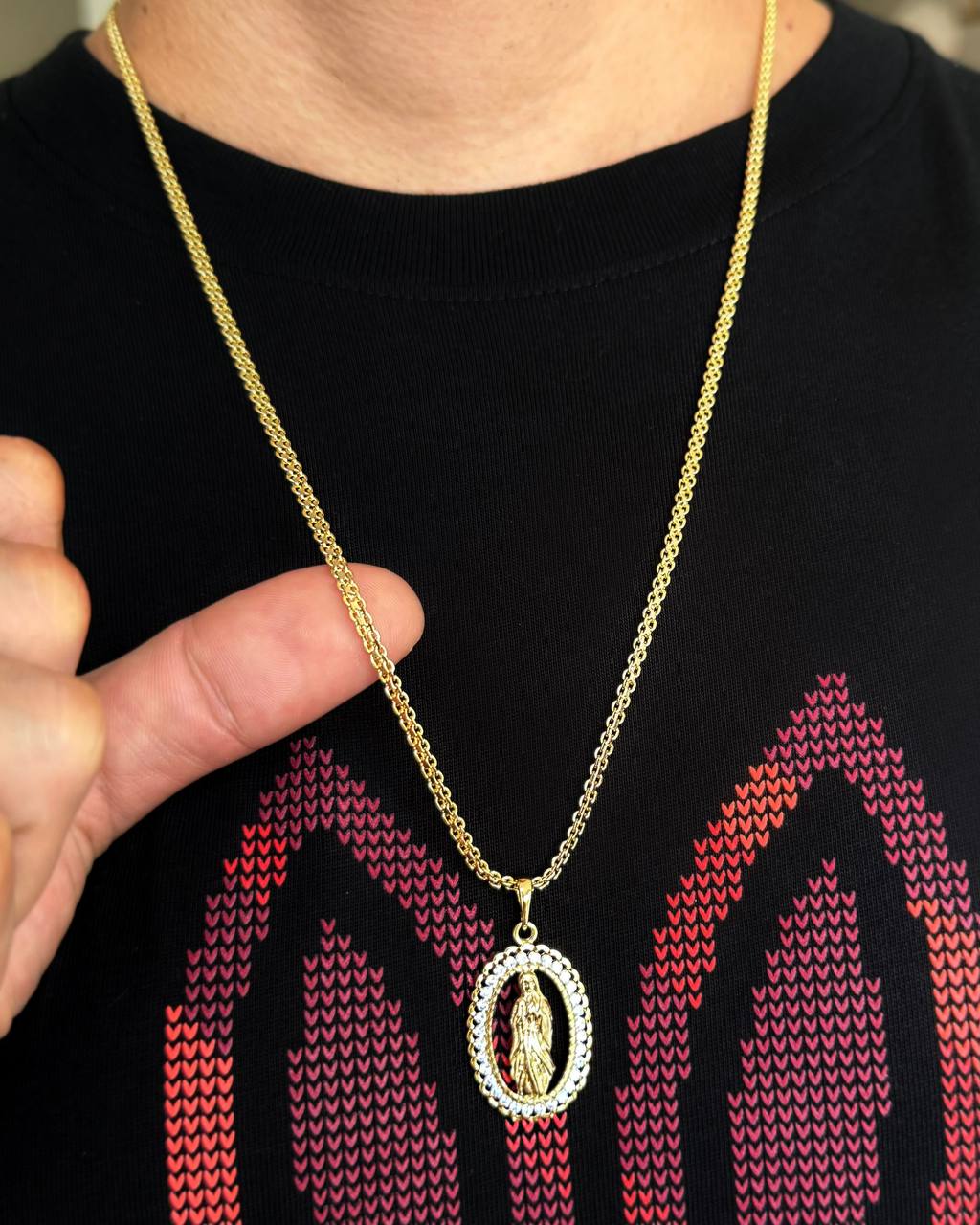 DIJE VIRGEN DE GUADALUPE BORDE SWAROVSKI ID: 4390