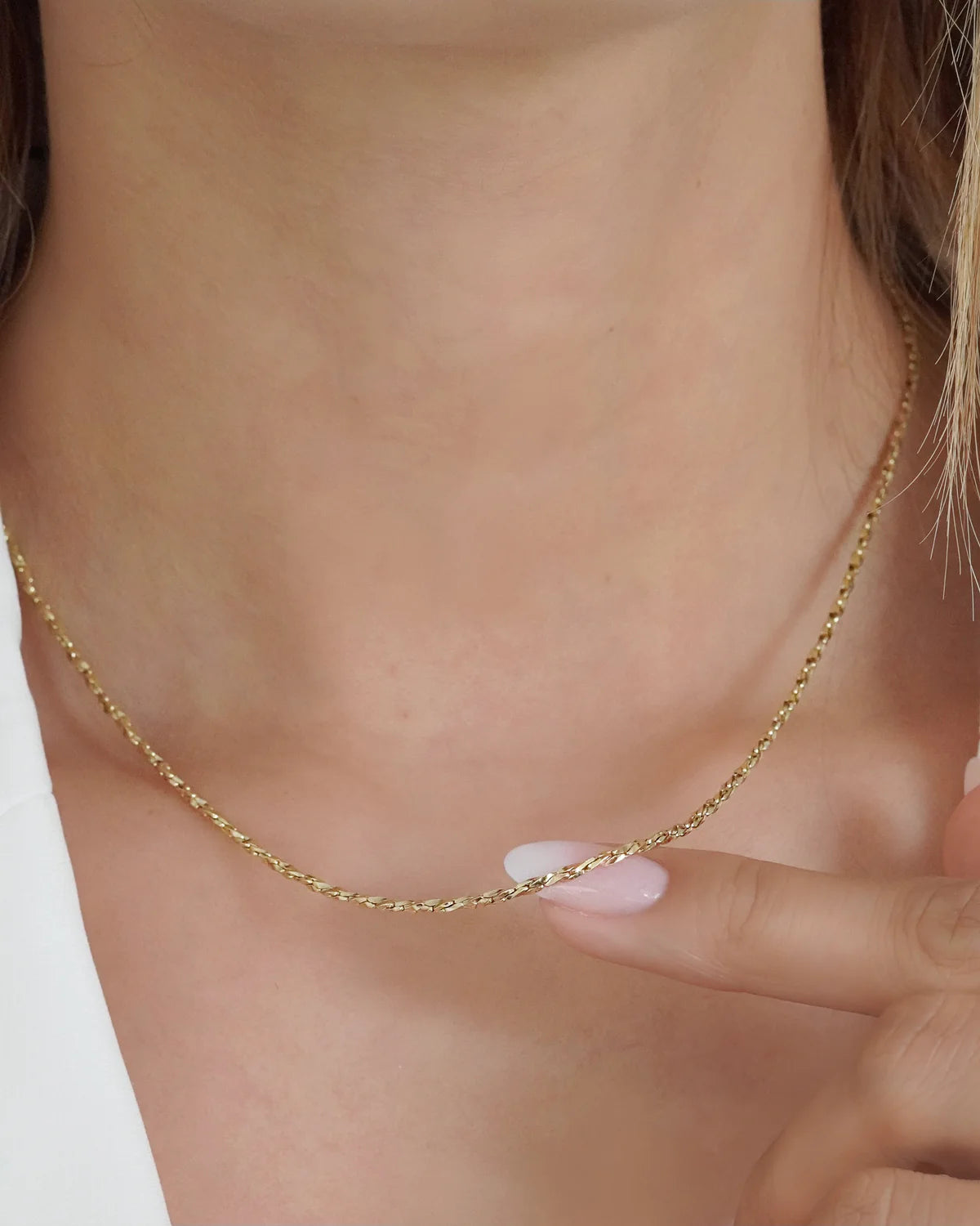 CADENA ENTRELAZADA 45CM ID: 4511