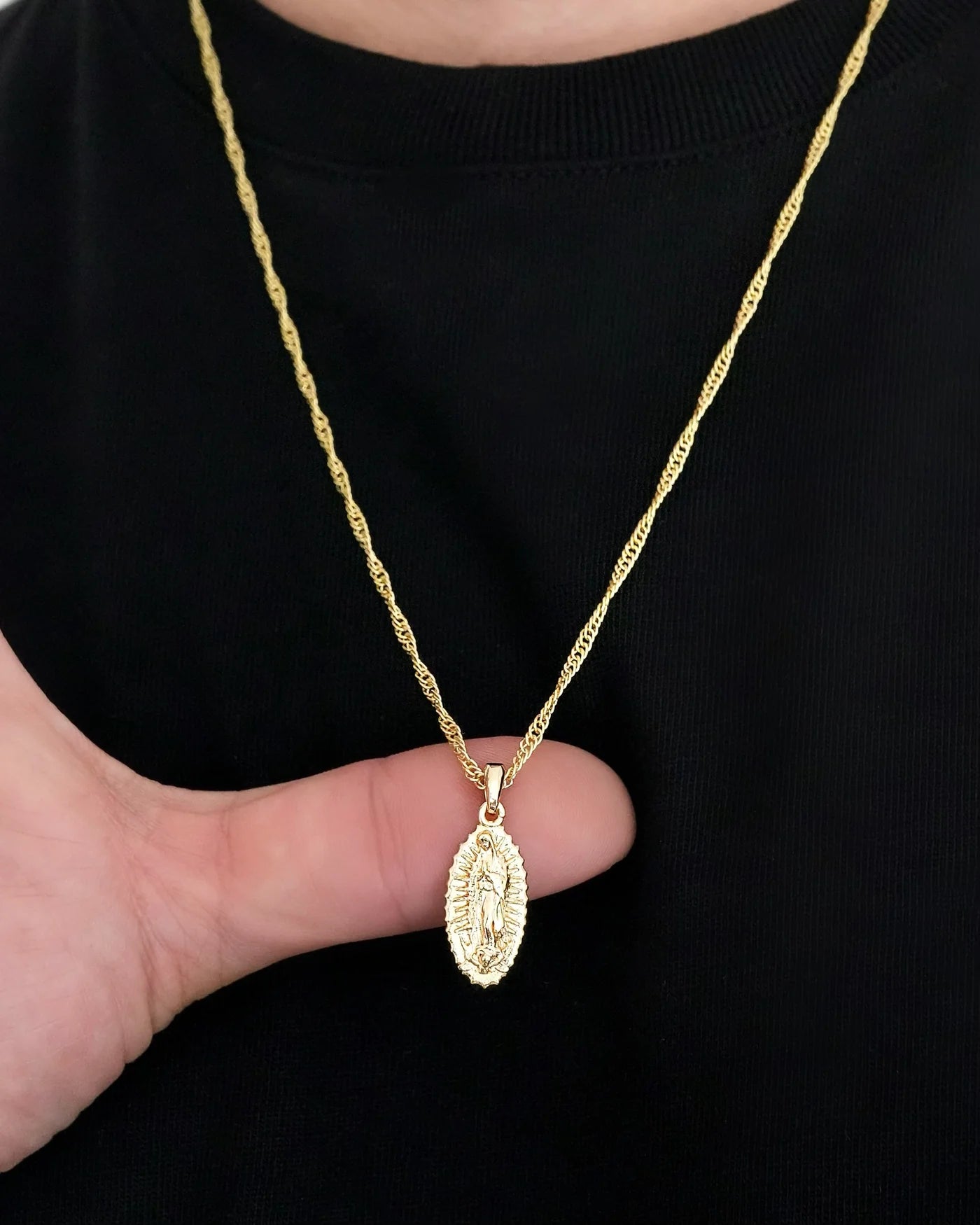 DIJE VIRGEN GUADALUPE TALLADA ID: 4972