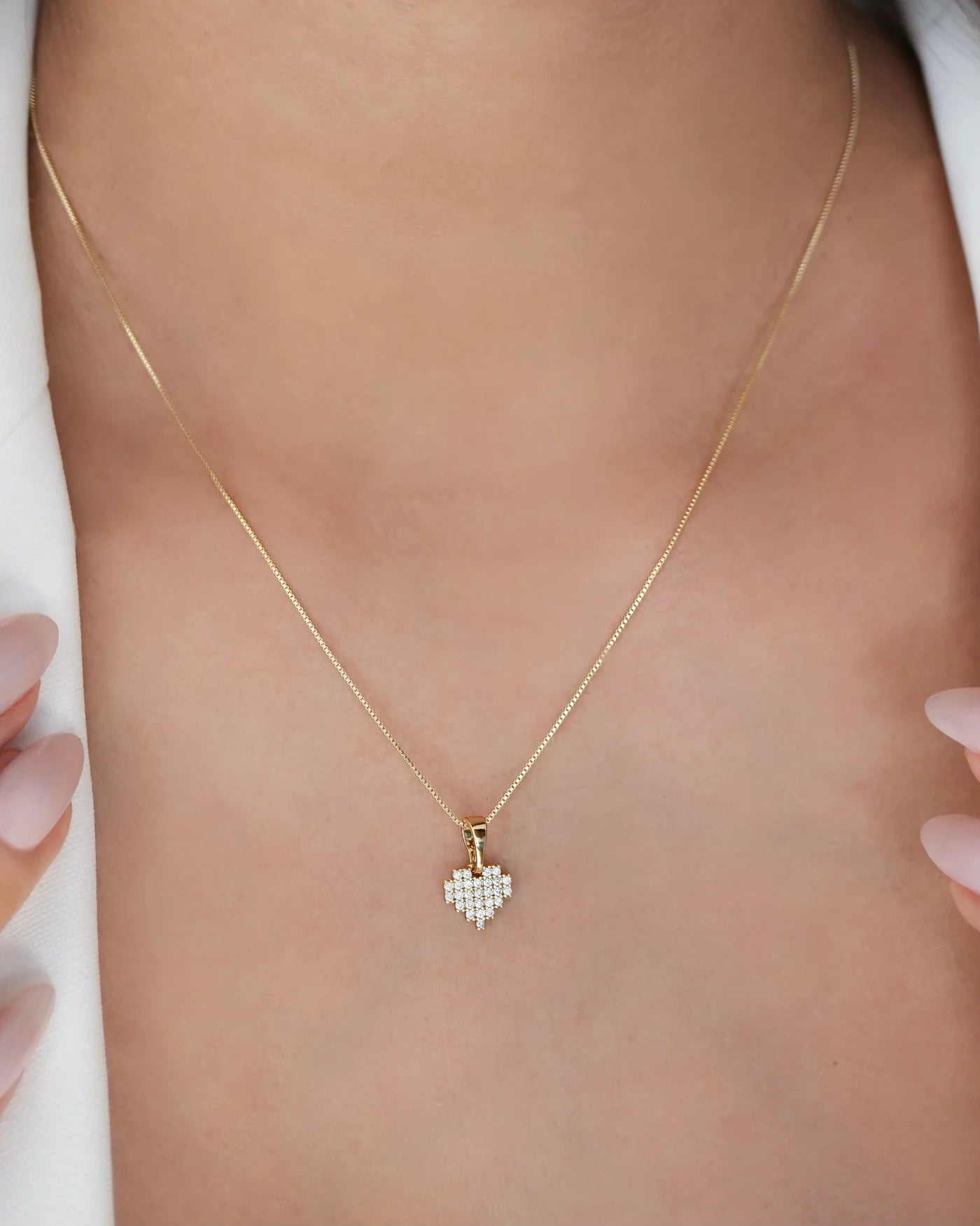 DIJE CORAZÓN CRISTAL ID: 5295