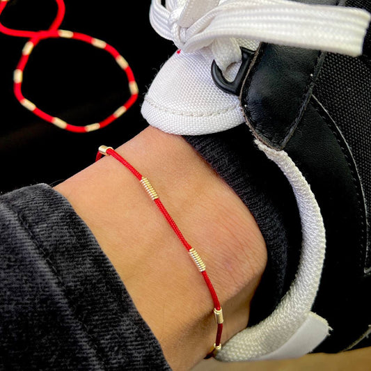 TOBILLERA 10 NUDOS AJUSTABLE ID: 020617