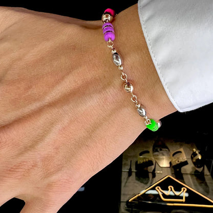 PULSERA ARTESANAL OVALO ROSE DE 20CM ID: 2036312