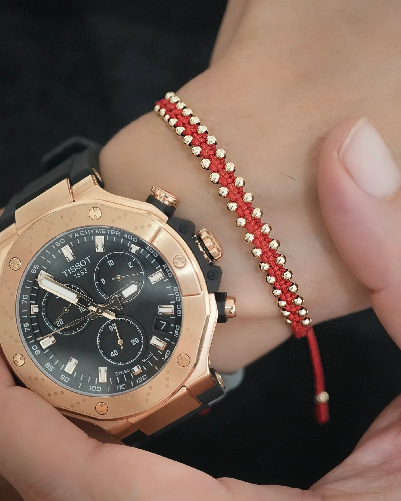 BRAZALETE B2.5M DOBLE CARRIL TEJIDA ID: 2061