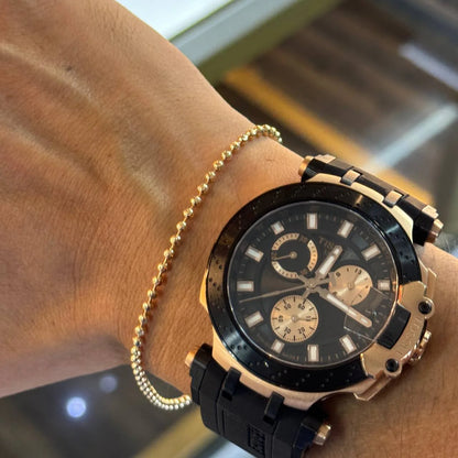 PULSERA MILITAR DIAMANTADA 2.5MM 22CM ID: 312P.22