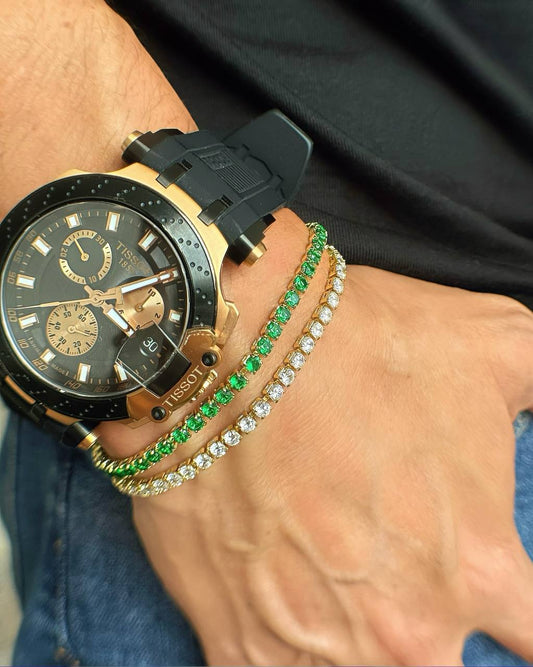 PULSERA TENIS 4MM 17CM + 2CM ID: 4068