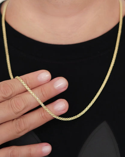 CADENA TEJIDO CHINO 3MM 60CM ID: 4091