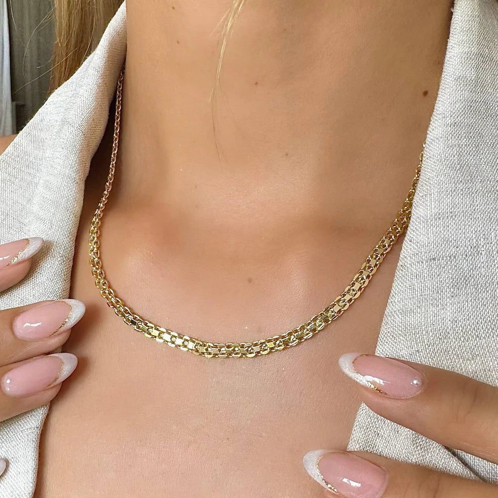 CADENA TEJIDO CHINO 45CM 4MM ID: 4303