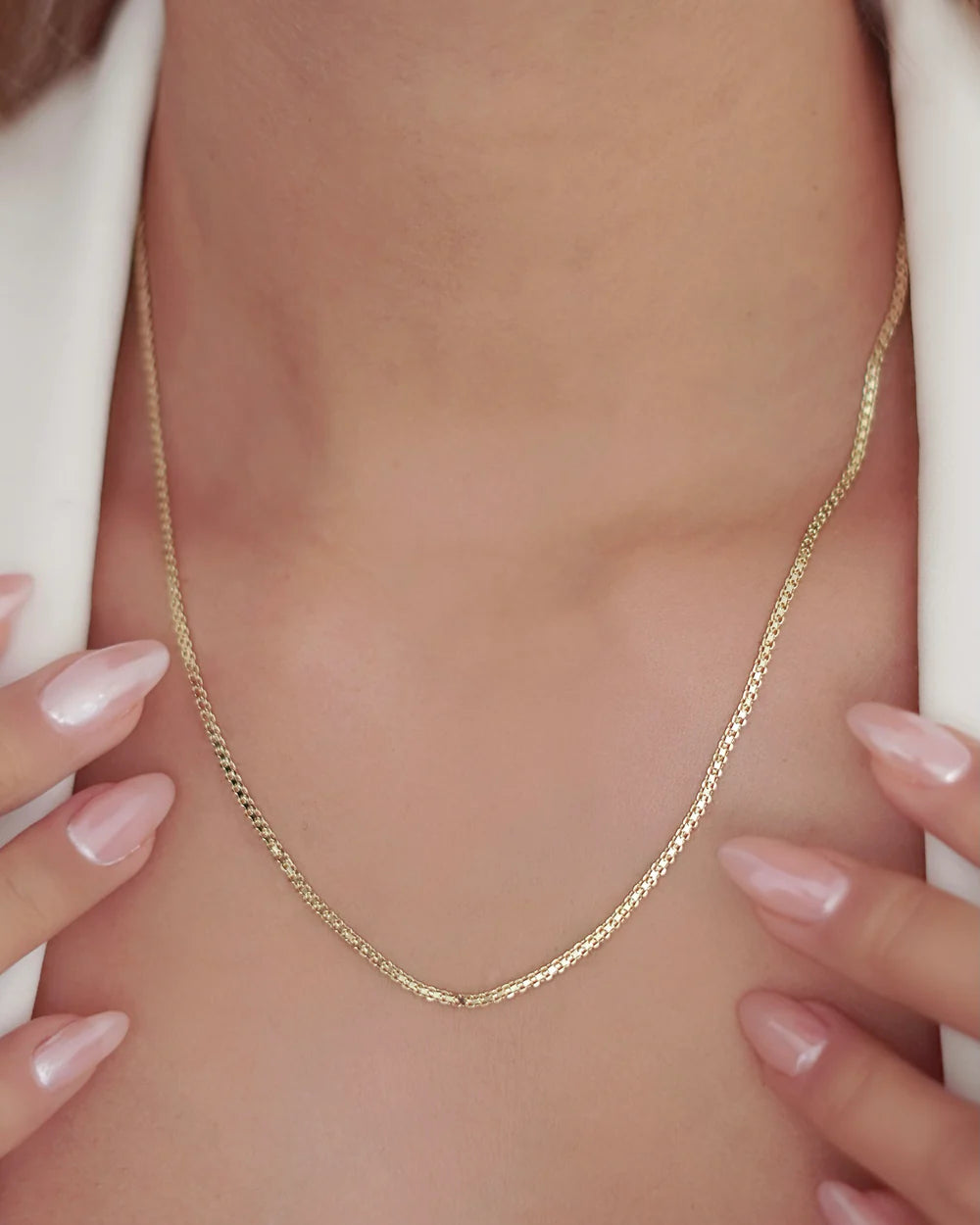 CADENA TEJIDO CHINO 2 MM 50CM ID: 4325