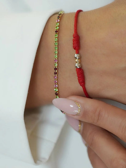 PULSERA TENIS 3MM 17CM + 2CM ID: 4347