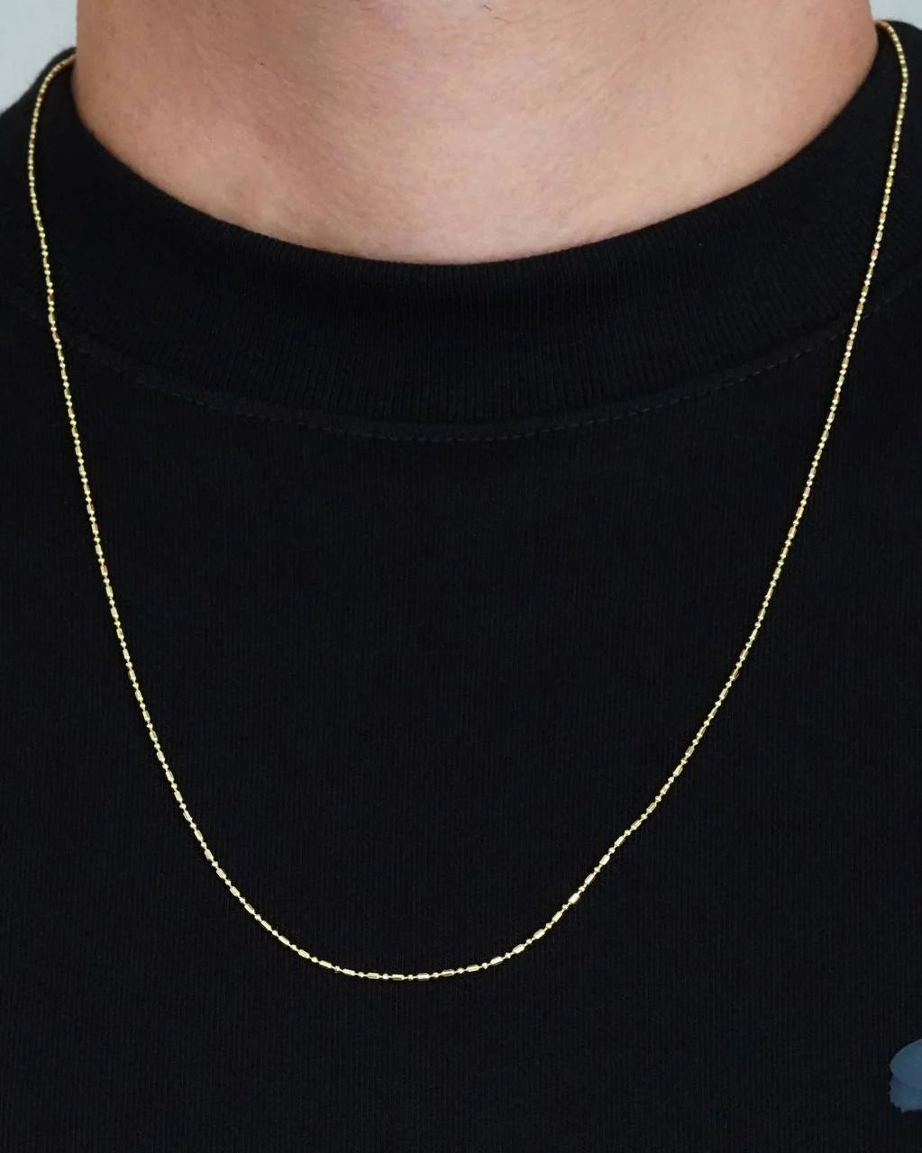 CADENA TEJIDO MILITAR OVALO 0,5MM 60CM ID: 4449