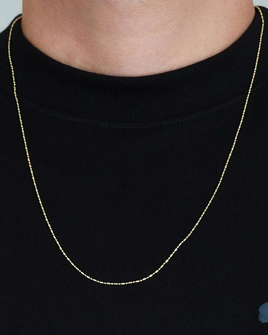 CADENA TEJIDO MILITAR OVALO 0,5MM 60CM ID: 4449