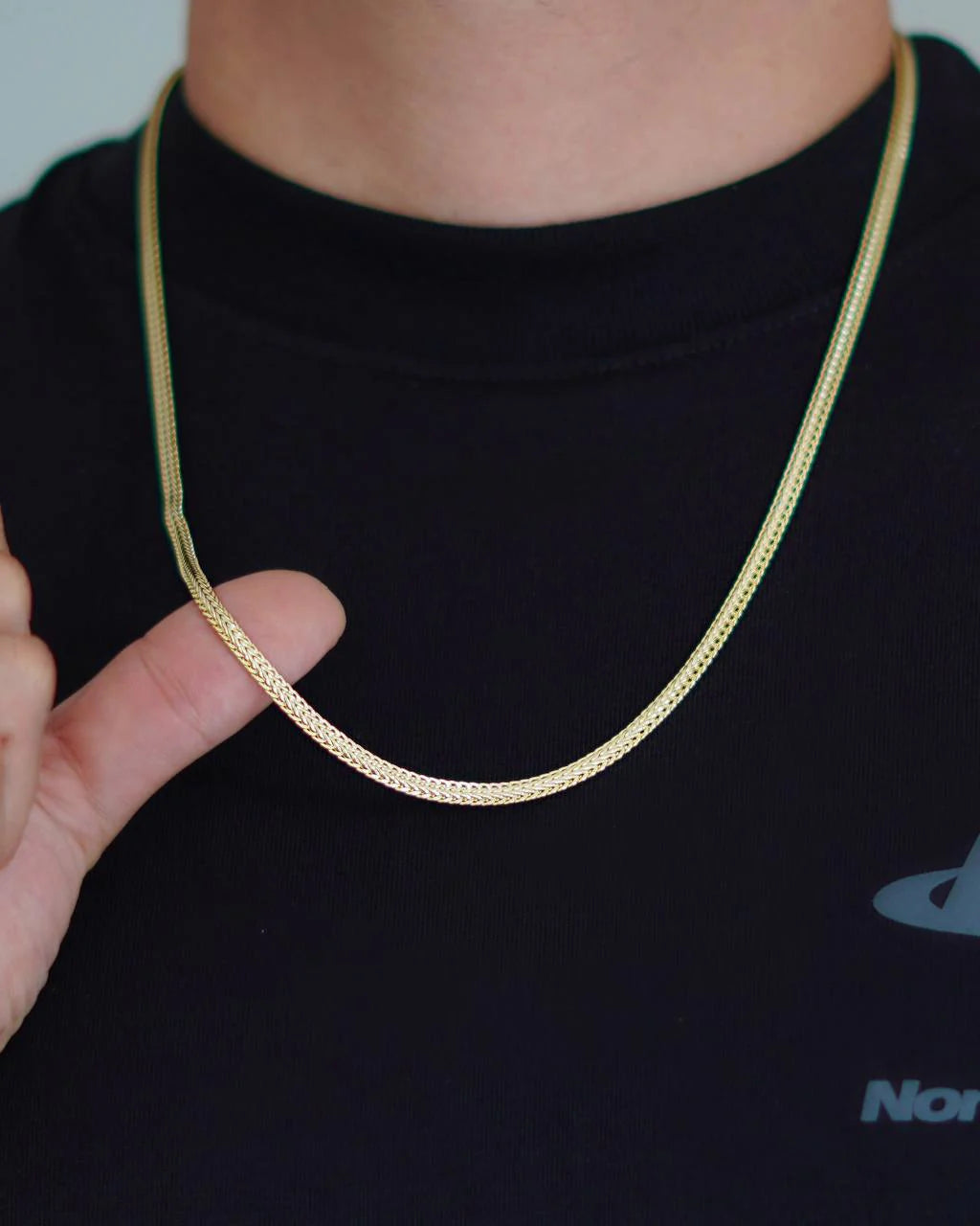 CADENA TEJIDO SERPIENTE 5MM 60CM ID: 4453