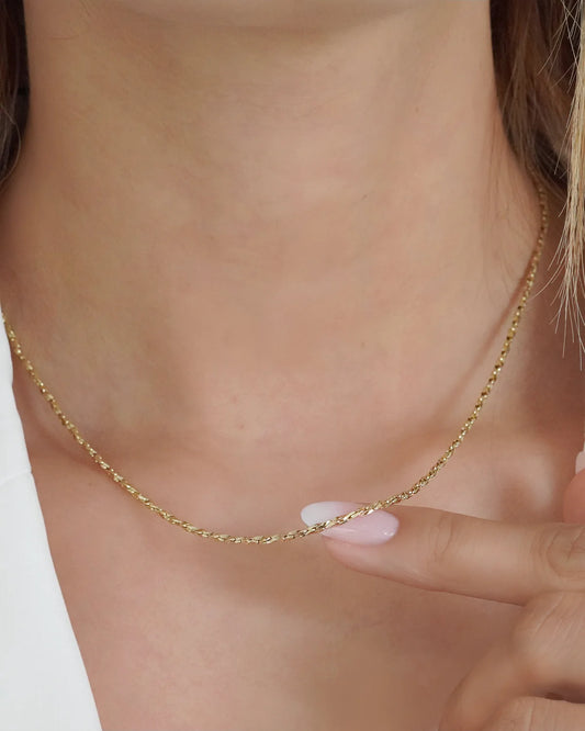 CADENA ENTRELAZADA 45CM ID: 4511