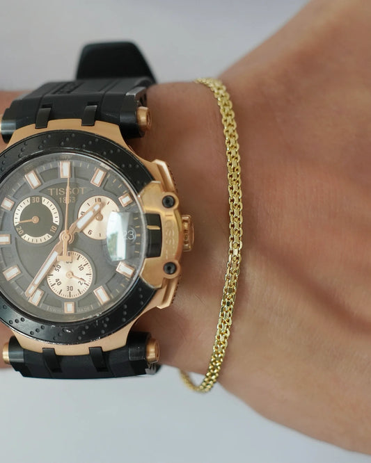 PULSERA TEJIDO CHINO 3MM 19CM ID: 4715