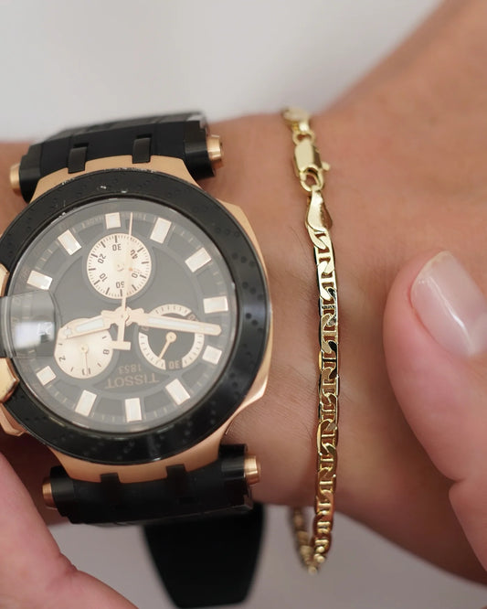 PULSERA ESCALERA 4MM 17CM ID: 4747