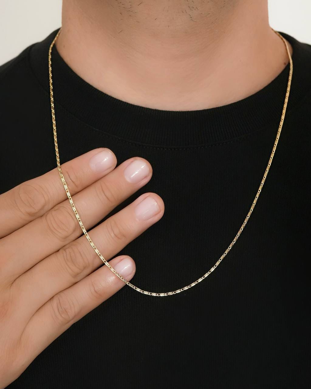 CADENA CARACOL 2MM 60CM ID: 4898