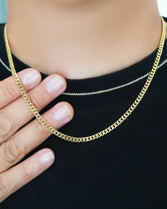 CADENA TEJIDO CUBANO 3MM 50CM ID: 5088