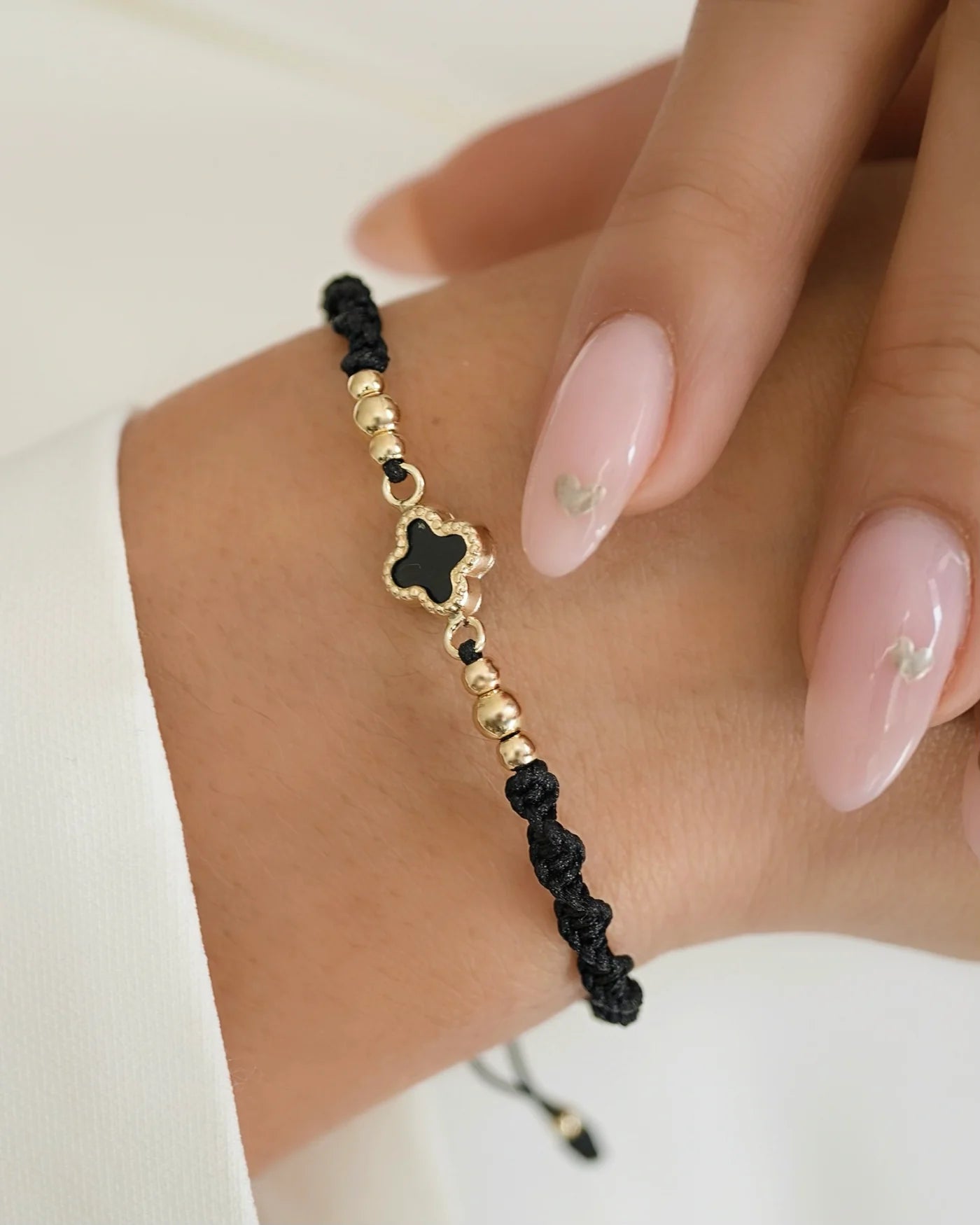 BRAZALETE TRÉBOL TEJIDO ESPIRAL ID: 5140