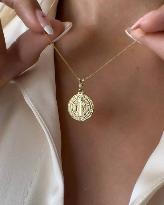 DIJE SAN BENITO MEDIANO 15MM ID: 5225