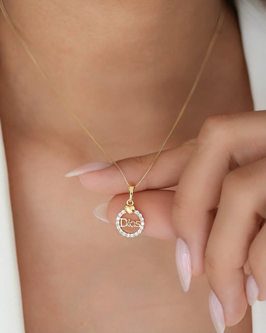 DIJE LOVE DIOS CRISTAL ID: 5293