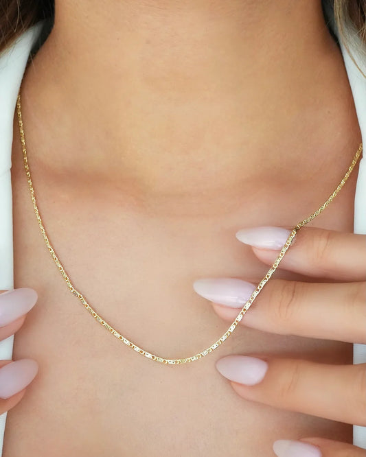 CADENA CARACOL 2MM 50CM ID: 5354