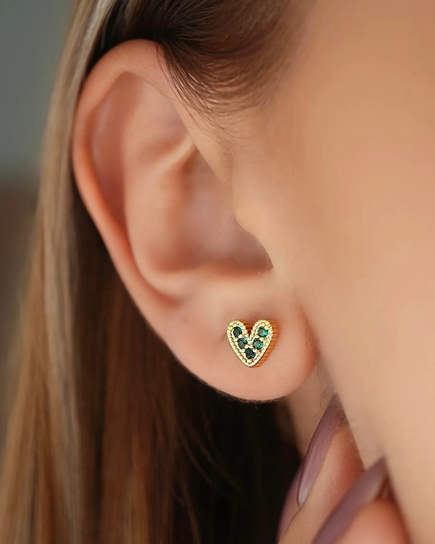 TOPO CORAZÓN VERDE ESMERALDA ID: 5403