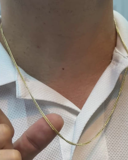 CADENA CUBANA CONTINUA 2MM 60CM ID: 4095