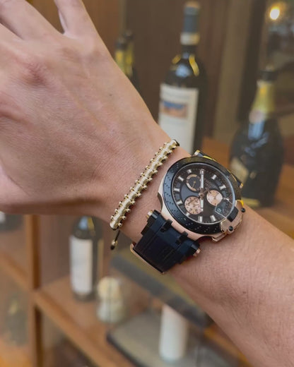 BRAZALETE TEJIDO RADIANTE DIAMANTADO B5MM ID: 4237